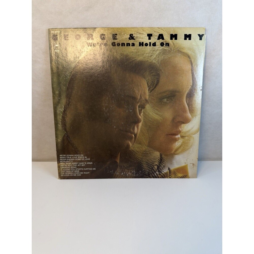 George Jones & Tammy Wynette We're Gonna Hold On 12" LP Epic KE 32757 Inner